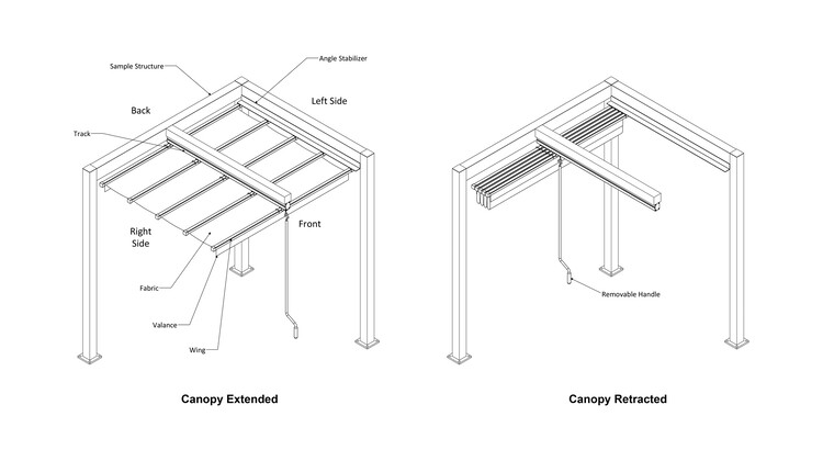 Четыре выдвижных шторных решения для жилых экстерьеров — изображение 2 из 12
