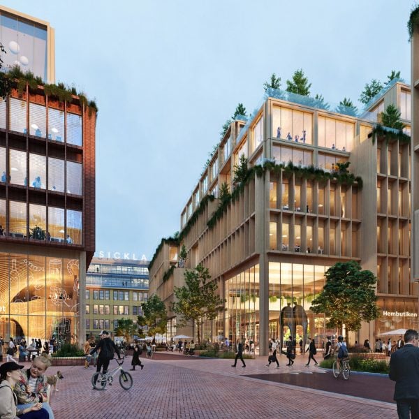Dezeen Agenda предлагает дизайн для Стокгольмского Вуд Сити
