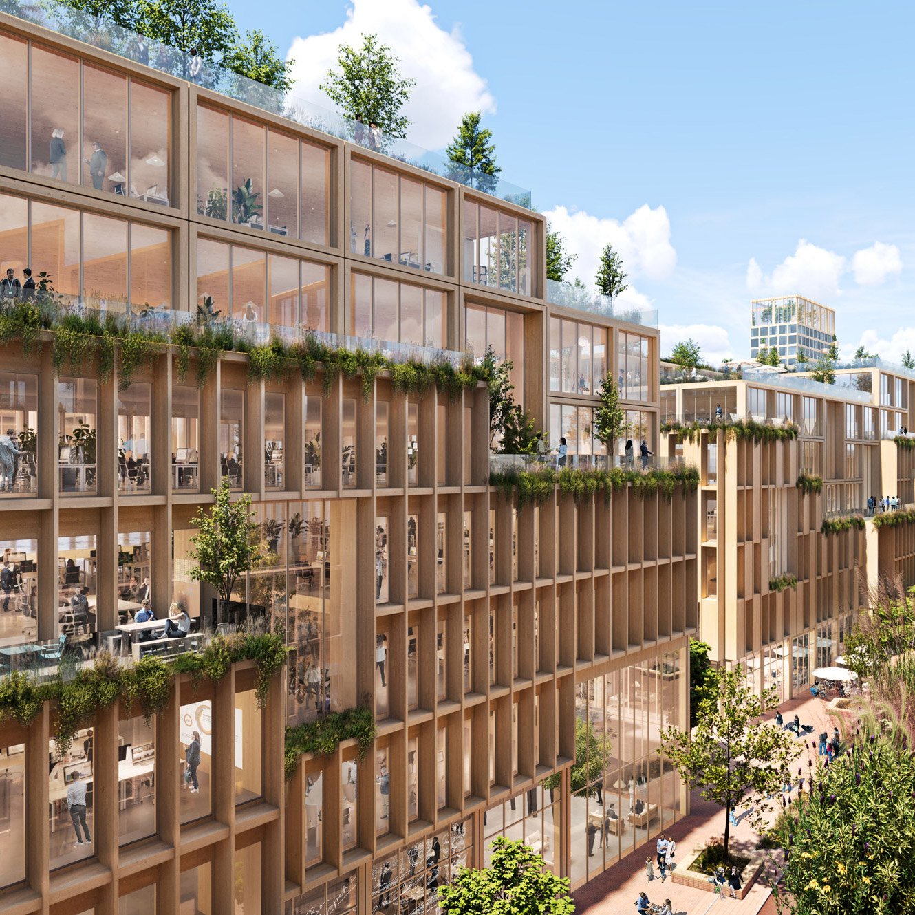 В Стокгольме построят «самый большой в мире деревянный город»