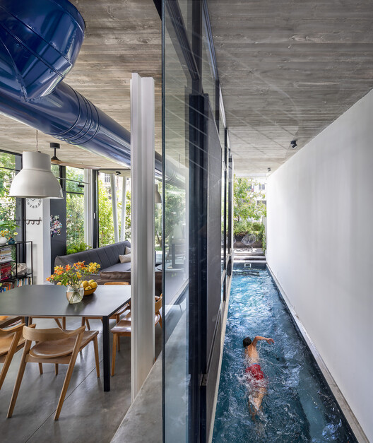 D House / Lavan Architects - Интерьерная фотография, стул, балка