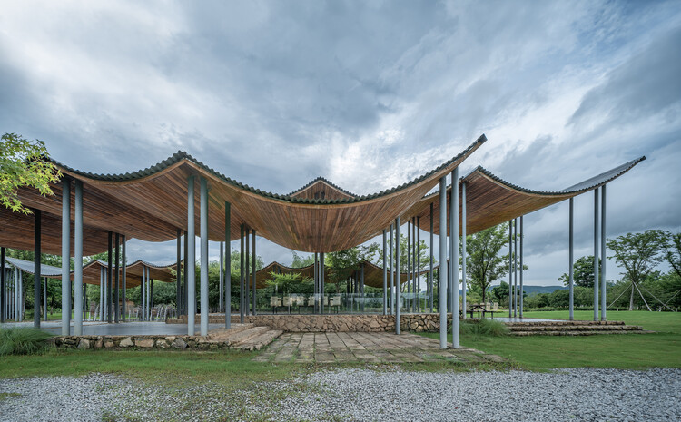 Jingshan Flower Sea Tent Pavilion / Институт ландшафтной архитектуры Чжэцзянского университета A&F + Beeeed Atelier - Экстерьерная фотография, сад