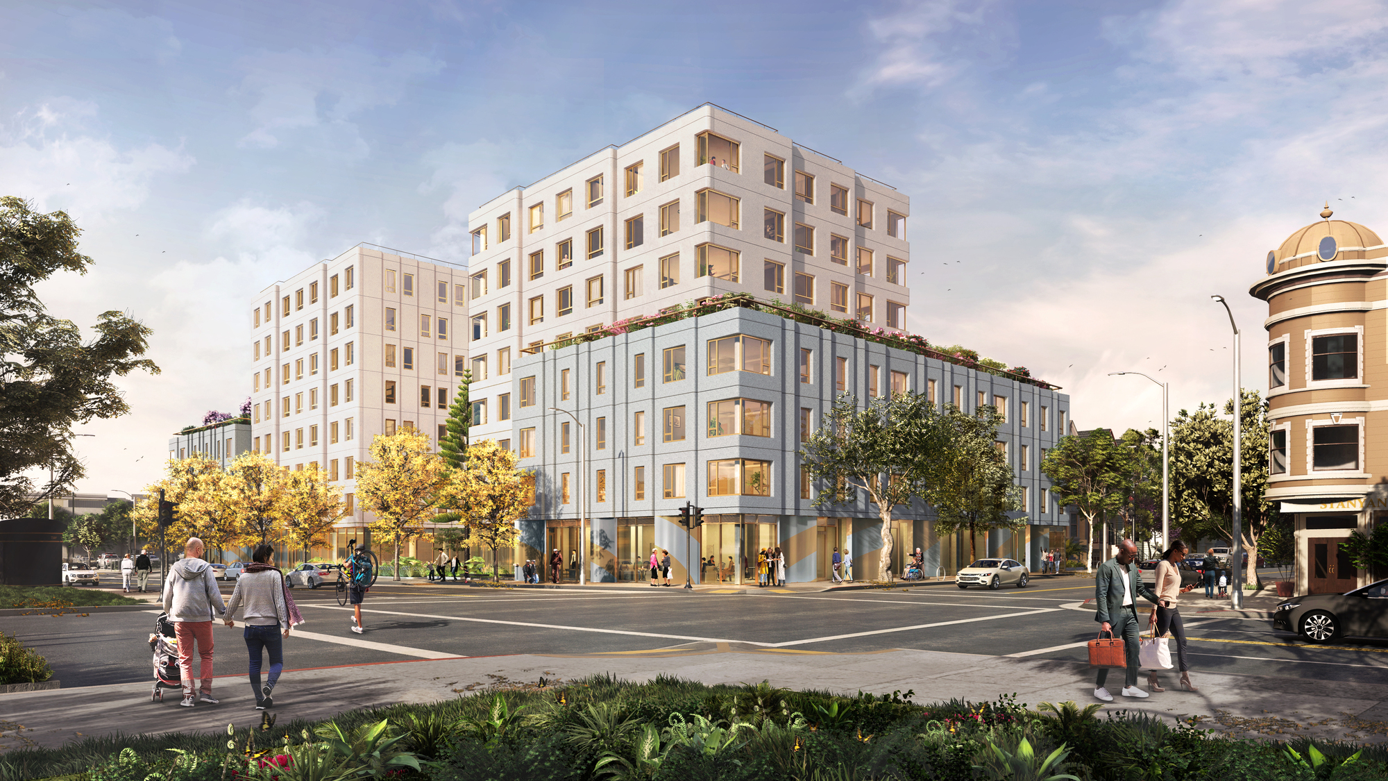 Программа доступного жилья OMA/Jason Long и YA Studio открывает новые горизонты в Сан-Франциско