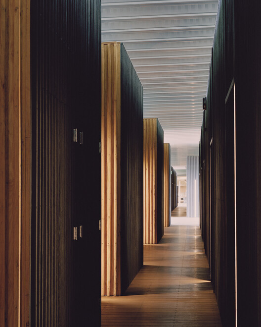 Художественный музей и мост Банданона / Kerstin Thompson Architects - Интерьерная фотография, Колонна