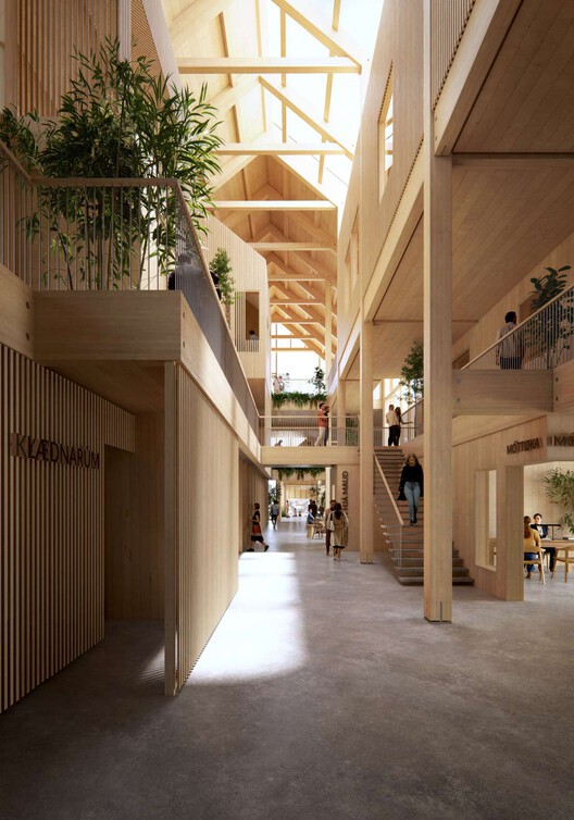Хеннинг Ларсен выиграл конкурс на проектирование кампуса из массивной древесины для Университета Фарерских островов — изображение 3 из 6