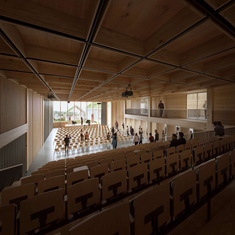 Хеннинг Ларсен выиграл конкурс на проектирование кампуса из массивной древесины для Университета Фарерских островов — изображение 4 из 6