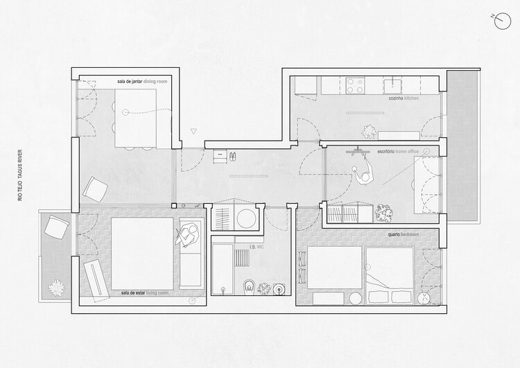 Квартира художника / Miguel Amado Arquitectos — изображение 16 из 20