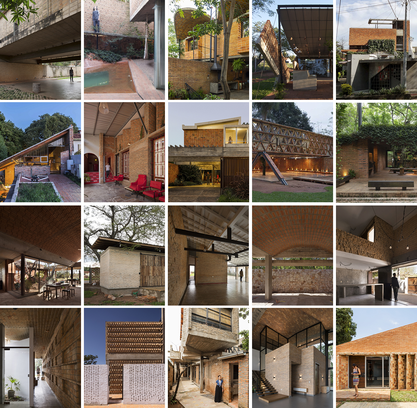 20 кирпичных домов, 20 лет современной архитектуры в Парагвае