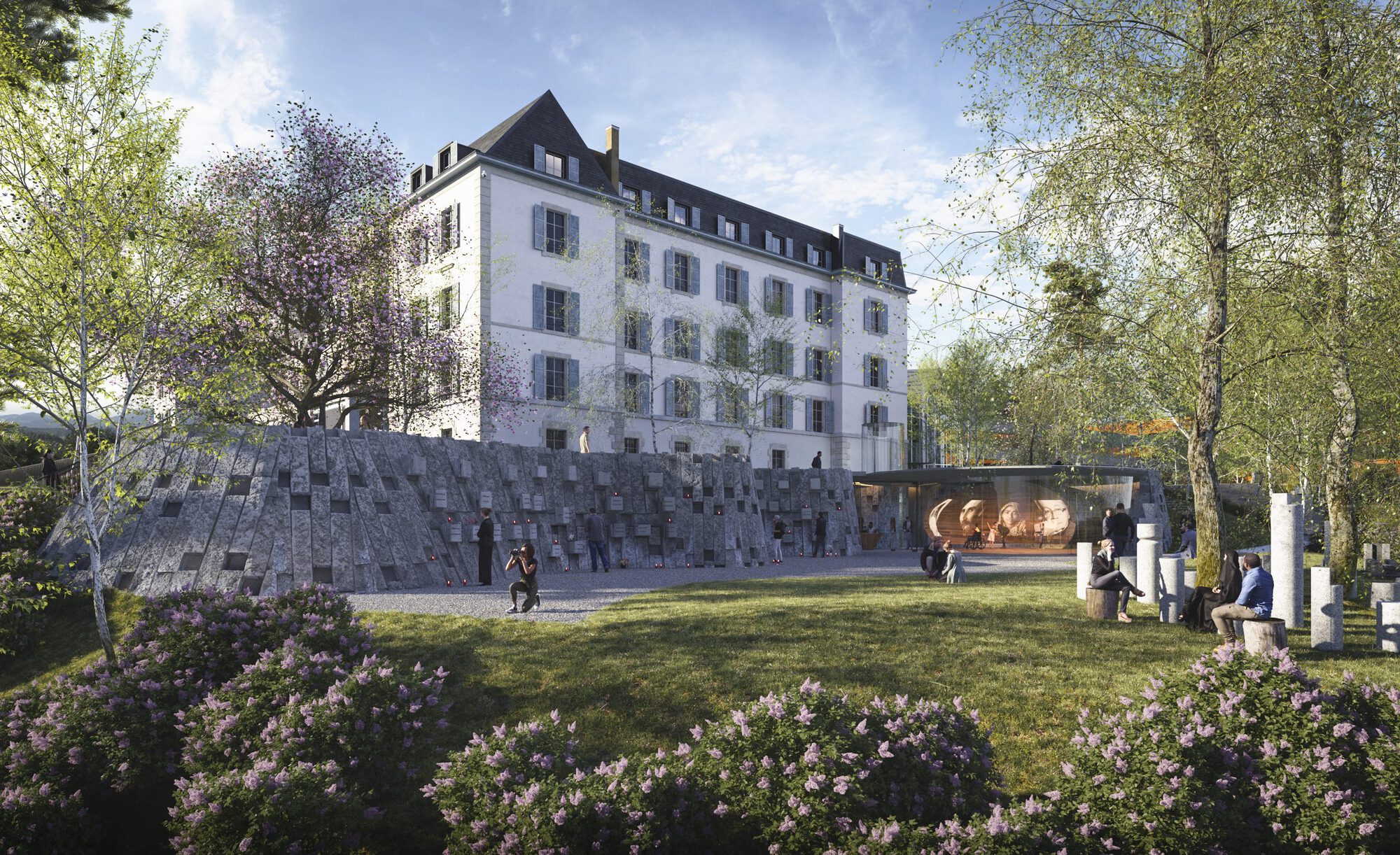 Казу Зегерс спроектирует новый мемориальный сад в штаб-квартире Красного Креста в Швейцарии