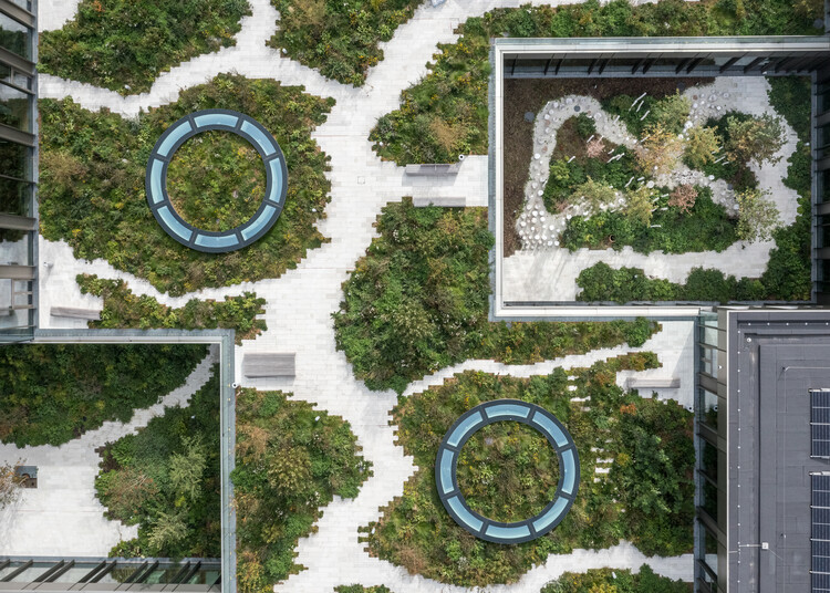 Диабетический центр Стено Копенгаген / Vilhelm Lauritzen Architects + Mikkelsen Architects + STED - Экстерьерная фотография, сад