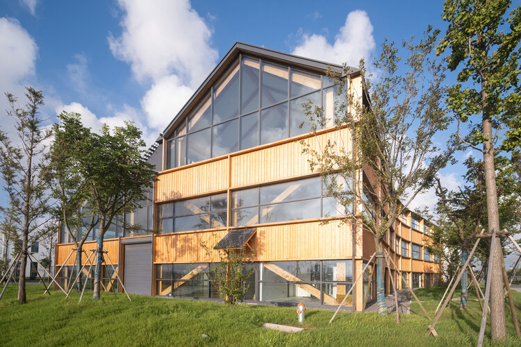 Центр исследования и проектирования деревянных конструкций Дафэн / CATS - Фотография экстерьера, окна