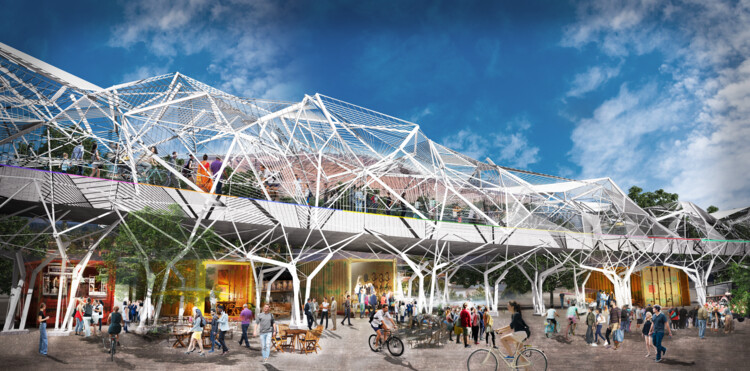 Антуан Предок предлагает проект новой большой городской велосипедной дорожки в Альбукерке, штат Нью-Мексико — изображение 1 из 7