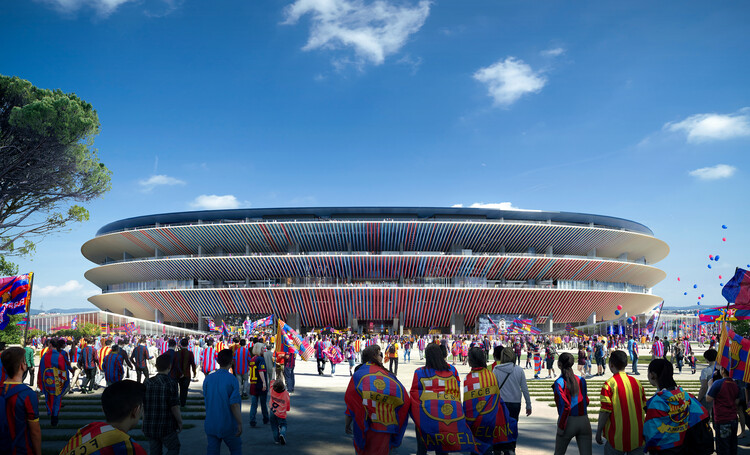 Будущий стадион «Камп Ноу» в Барселоне получил Международную архитектурную премию IAA 2023 — изображение 1 из 4