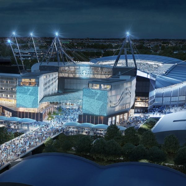 Населенный пункт построит отель на стадионе Etihad в Манчестер Сити