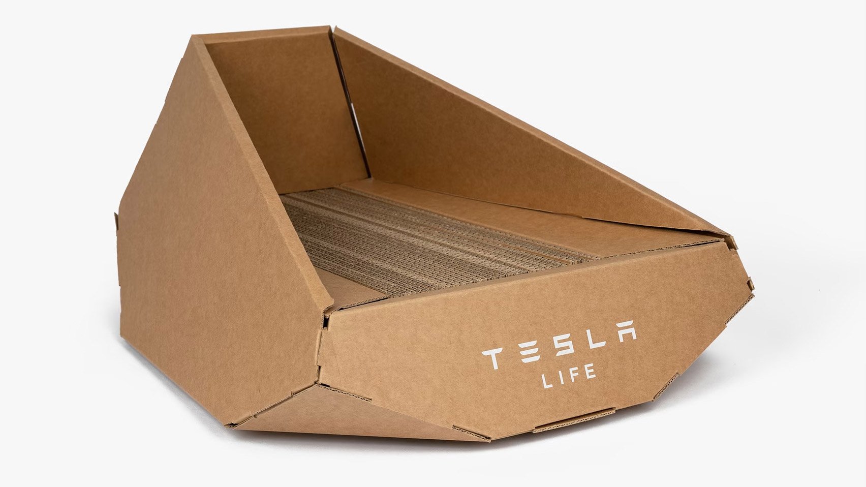 Tesla выпускает картонный кошачий домик, о котором сообщил Cybertruck в Китае