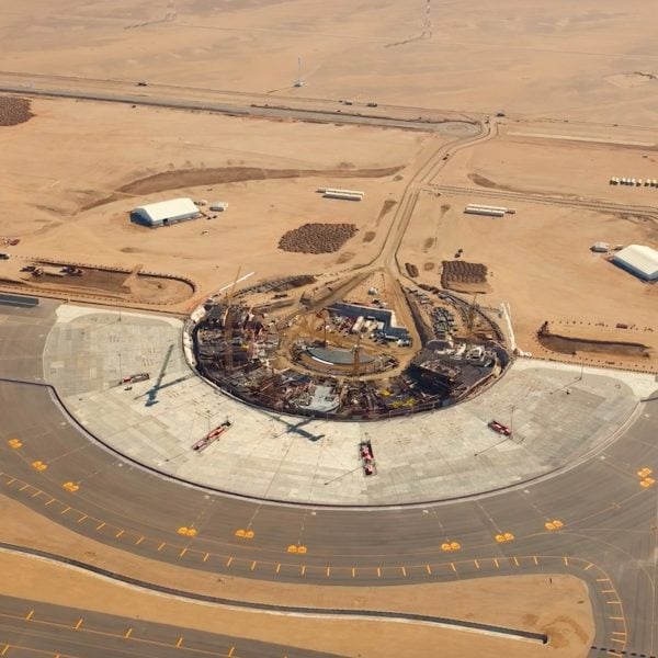 Видео с дрона показывает ход строительства международного аэропорта Красного моря