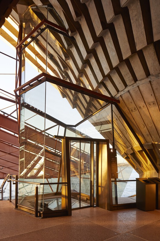 Обновление концертного зала Сиднейского оперного театра / ARM Architecture – Фотография интерьера, лестница, балка