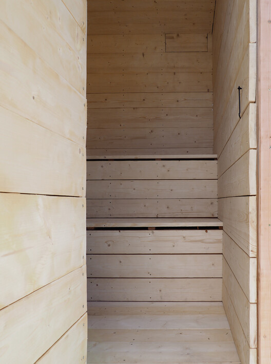 Le Sauna de Veillac / Atelier AJO - Фотография интерьера, балка