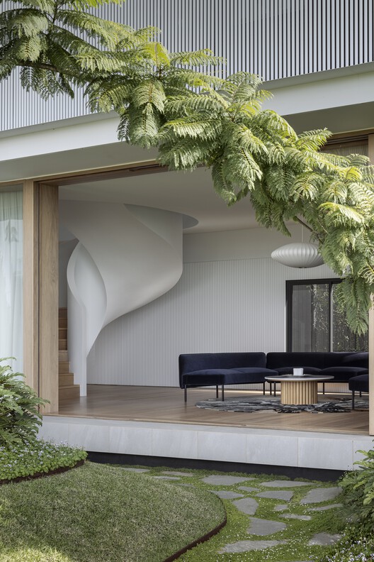 Дом Бумеранг / Joe Adsett Architects - Фотография интерьера, фасада, сада, двора