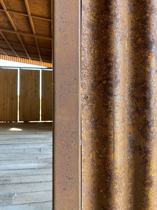Павильон Тьерра Тинта / CoA Arquitectura - Фотография интерьера, колонна, балка
