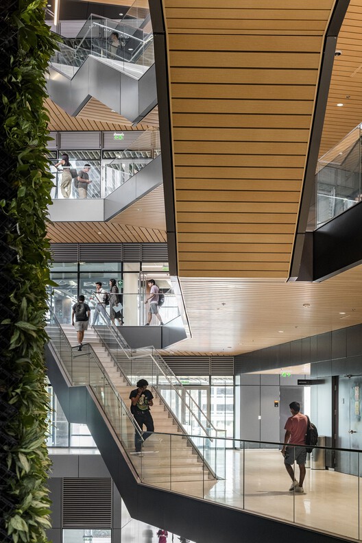 Центр инженерных инноваций Университета Лимы / Сасаки - Фотография интерьера, лестница, фасад, перила
