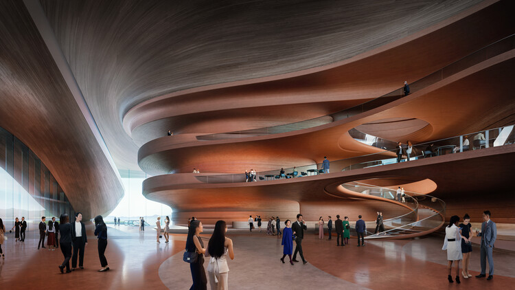 Архитекторы Захи Хадид выиграли конкурс на проект нового культурного района в Санье, Китай — изображение 4 из 9