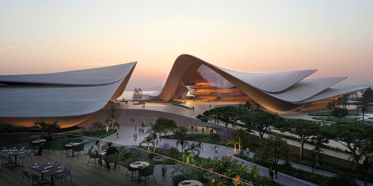 Компания Zaha Hadid Architects выиграла конкурс на проект нового культурного района в Санье, Китай — изображение 3 из 9