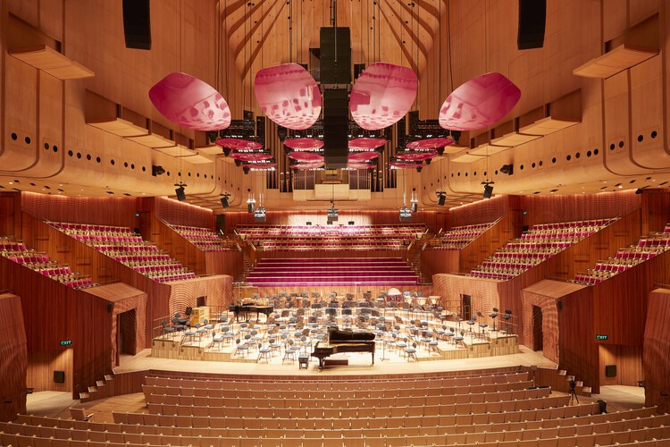Обновление концертного зала Сиднейского оперного театра / ARM Architecture – Фотография интерьера, освещение, стул