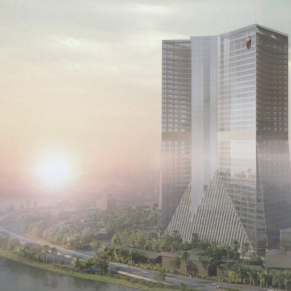 OMA представляет геометрический небоскреб в Дакке как первый проект в Бангладеш