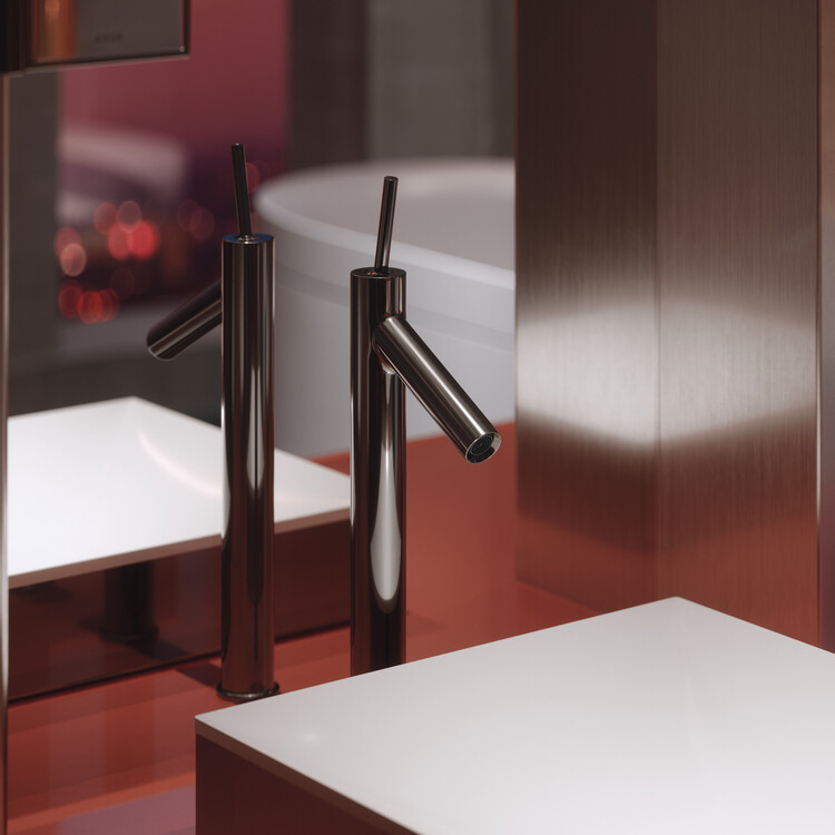 Геометрические формы и металлические акценты: вневременной подход к дизайну ванной комнаты — изображение 9 из 18