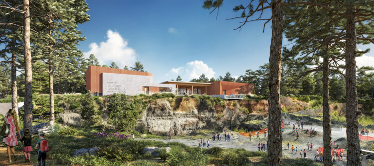 Компании Ennead Architects и KSS Architects представили планы строительства Музея парка окаменелостей Джина и Рика Эдельмана в Университете Роуэн в Нью-Джерси — изображение 5 из 5