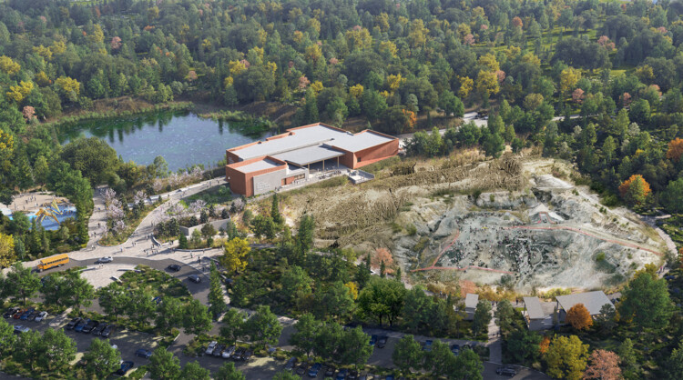 Компании Ennead Architects и KSS Architects представили планы строительства Музея парка окаменелостей Джина и Рика Эдельмана в Университете Роуэн в Нью-Джерси — изображение 4 из 5