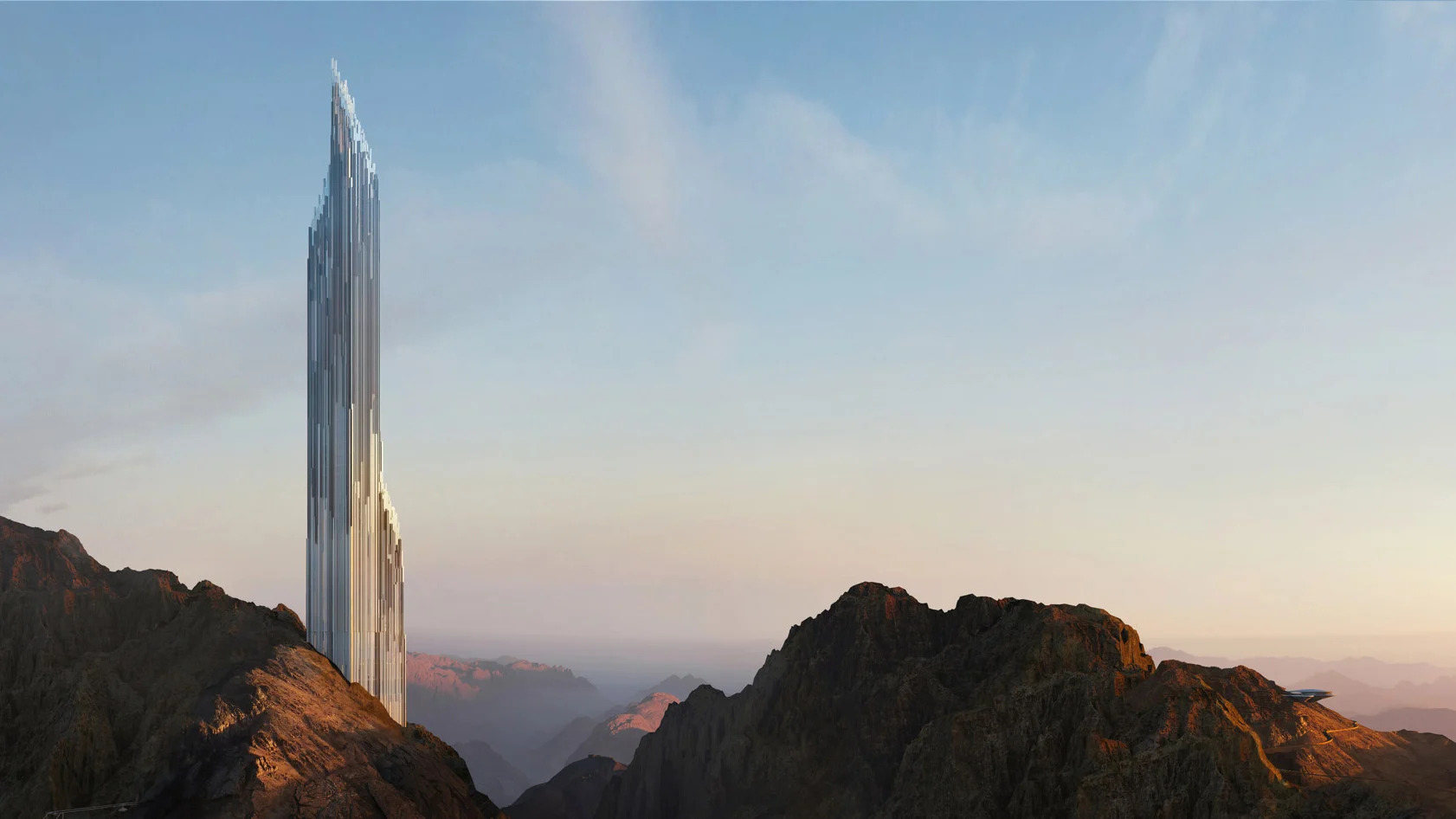 Zaha Hadid Architects представляет проект хрустального небоскреба для региона Трожена NEOM