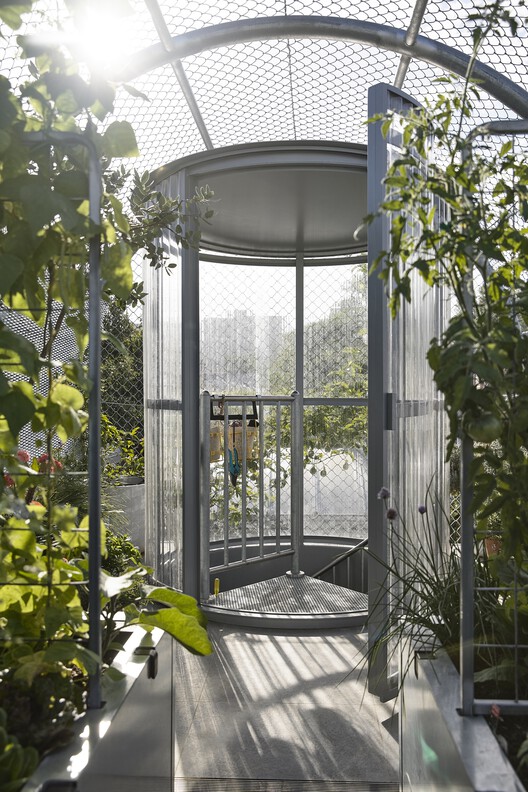 Дом Гельвеция / Austin Maynard Architects - Экстерьерная фотография, дверь, фасад, стекло, сад, арка