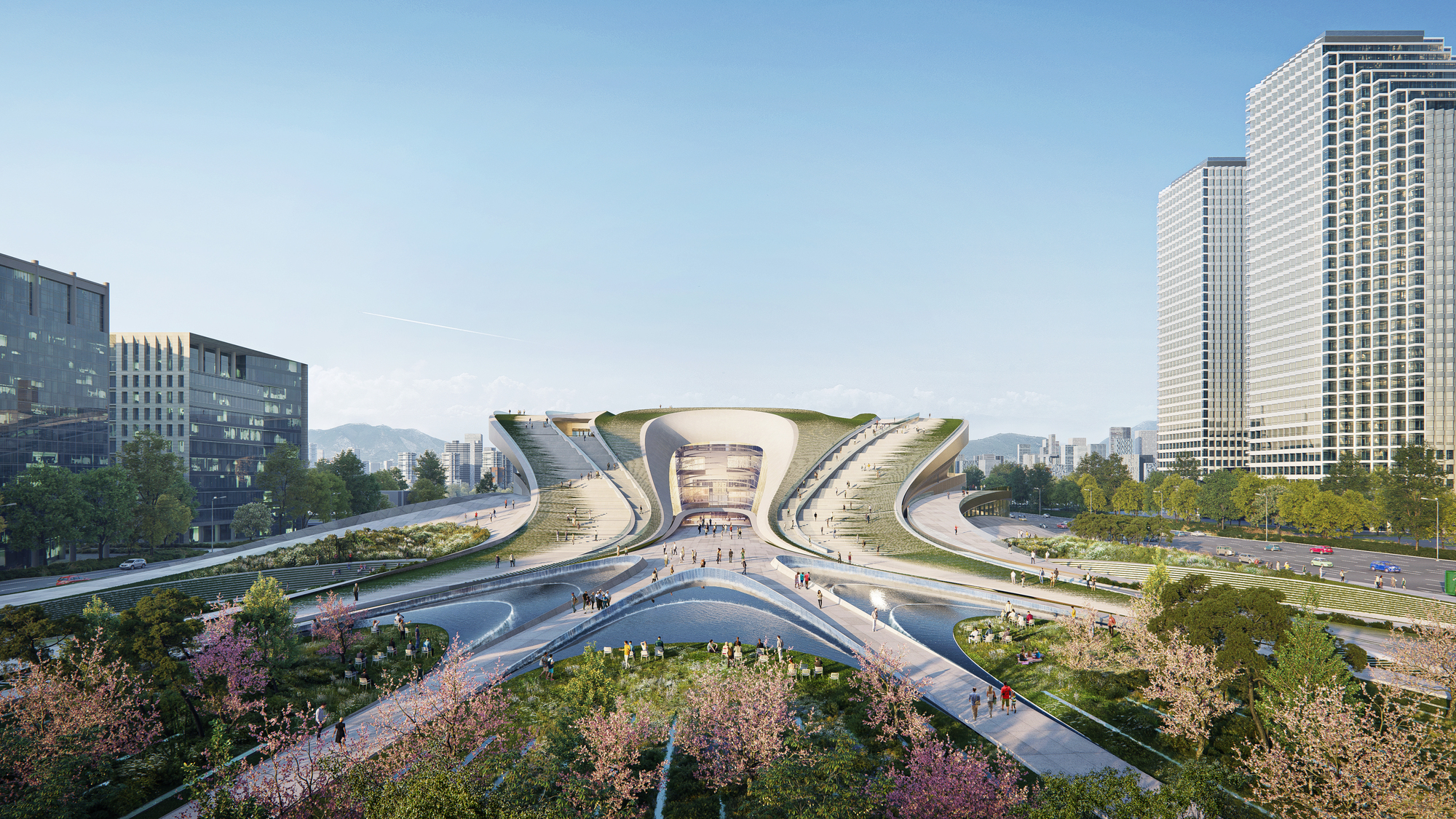 Архитекторы Захи Хадид вошли в шорт-лист конкурса культурных центров в Седжоне, Сеул