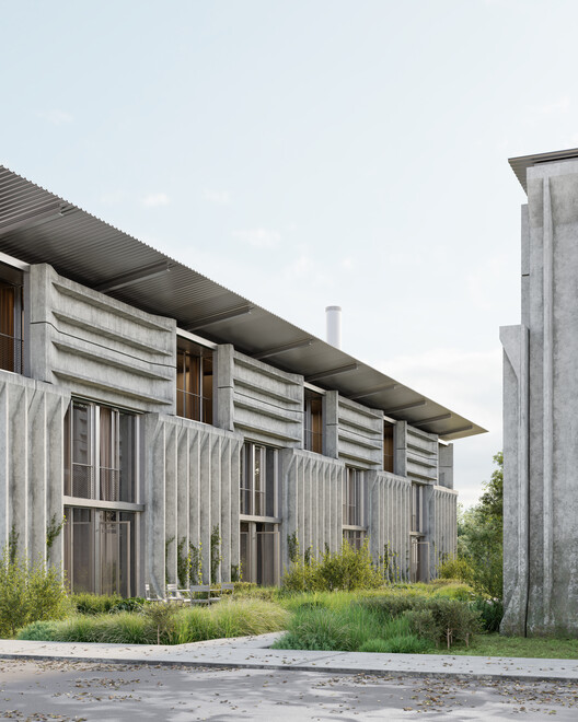 Parabase повторно использует сборные железобетонные элементы для радикального жилищного строительства в Базеле, Швейцария — изображение 2 из 11