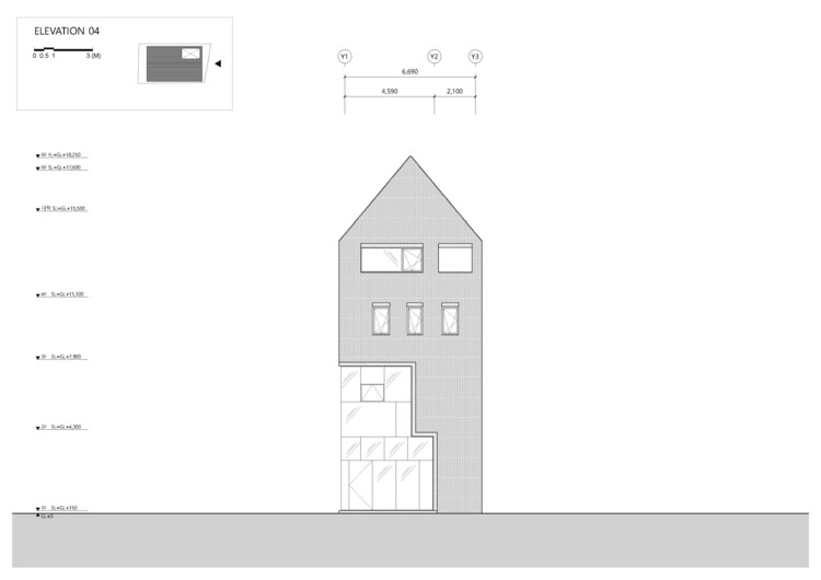 Коммерческое здание и дом Dots 2 / JYA-RCHITECTS — изображение 27 из 30
