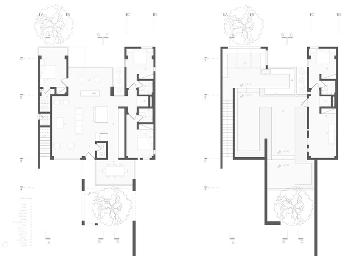 Дом между двумя грецкими орехами / KAV Architects — изображение 24 из 34