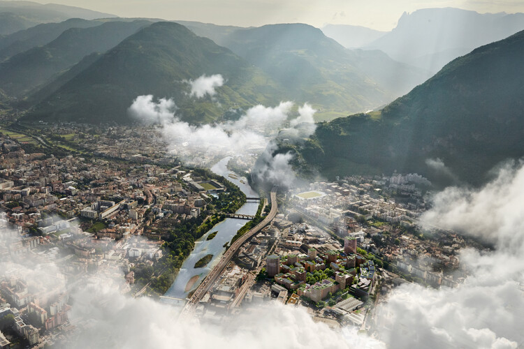 Хеннинг Ларсен восстанавливает и оживляет промышленный город Больцано в Италии — изображение 2 из 5