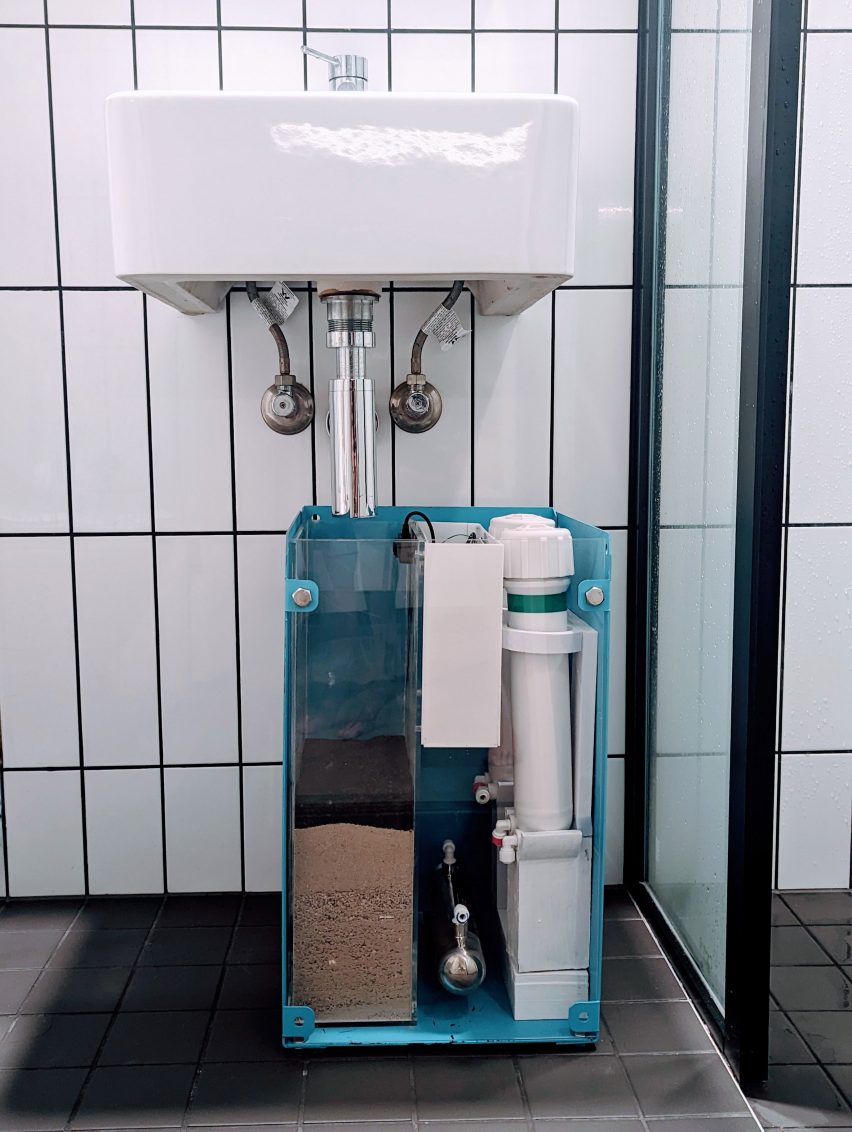 Домашняя система очистки сточных вод Cycleau от Laero под раковиной