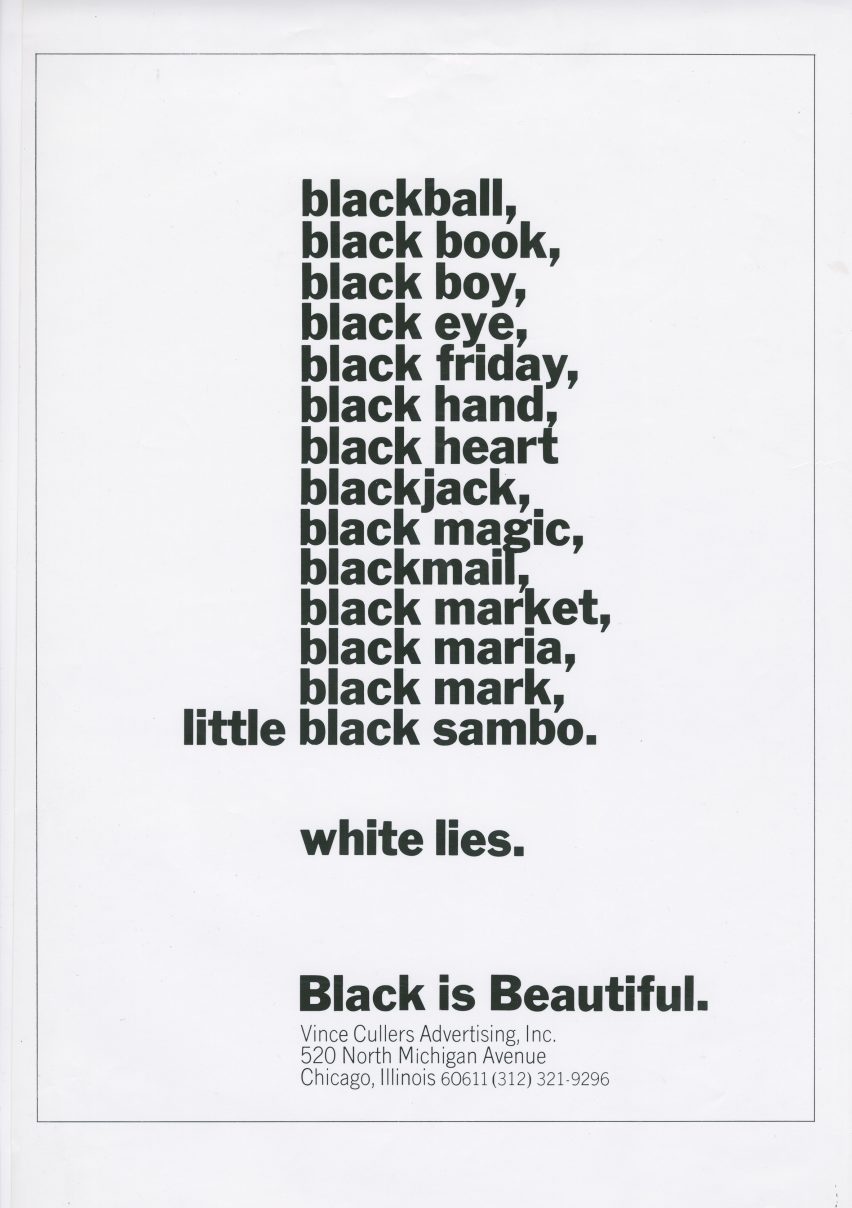Реклама Эммета МакБейна «Black is Beautiful»