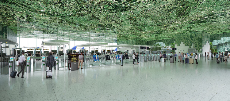 Расширение проекта MVRDV и NACO для аэропорта имени Вацлава Гавела в Праге — изображение 4 из 6