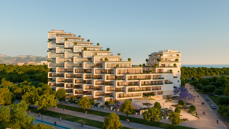 Компания BIG представляет проект нового жилого комплекса в Эллиниконе, крупнейшем в Европе проекте возрождения города – Изображение 1 из 6