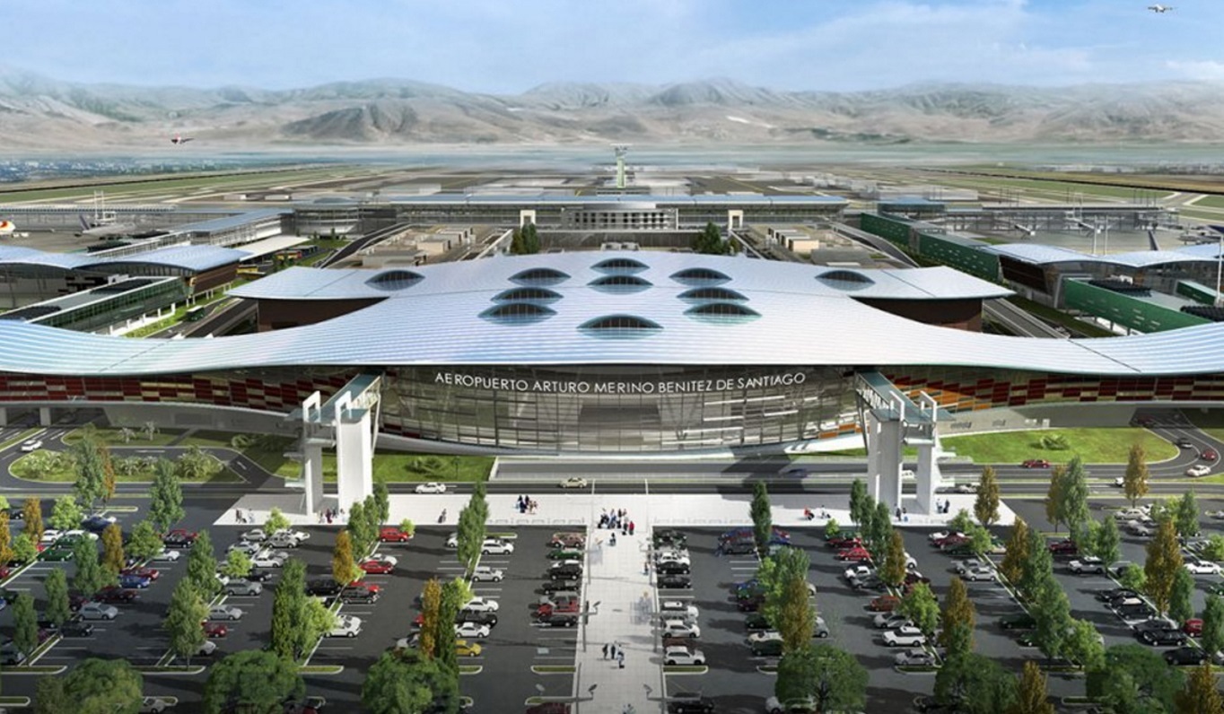 Международный аэропорт Сантьяго среди претендентов на участие в конкурсе Prix Versailles 2023 по всему миру