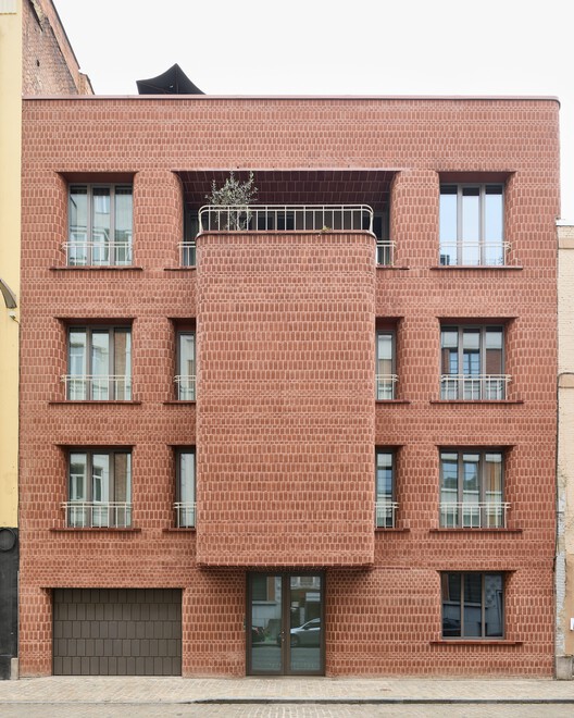 Пассивный дом Werfstraat / Bovenbouw - Фотография интерьера, окна, кирпич