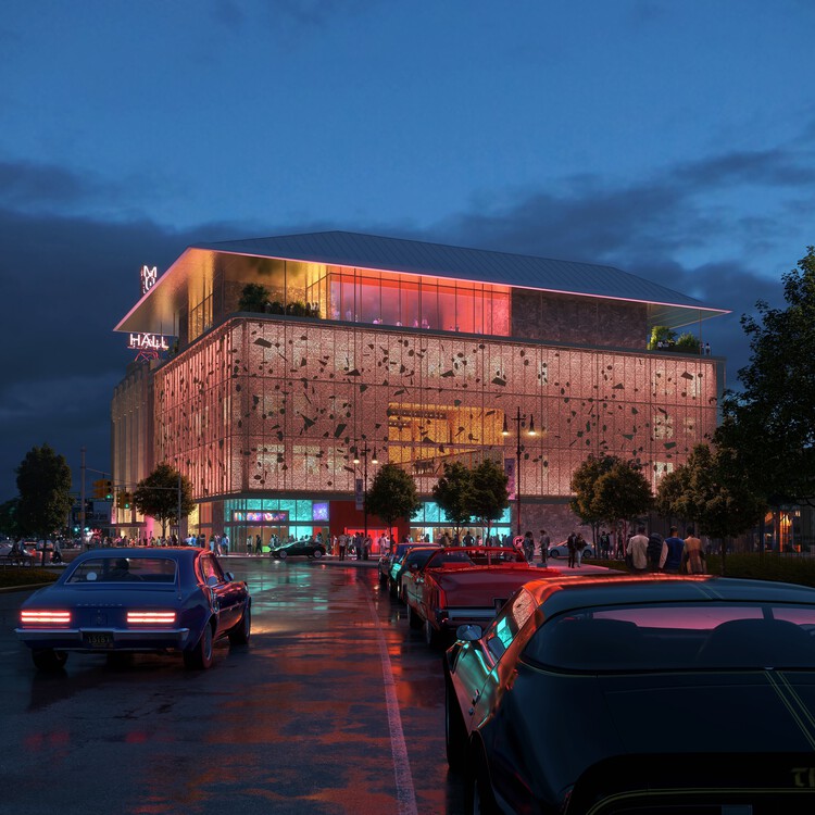 Тод Уильямс Billie Tsien Architects сообщает о расширении Детройтского мюзик-холла — изображение 3 из 3