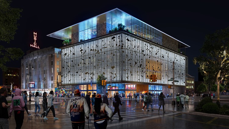 Tod Williams Billie Tsien Architects представляет расширение Детройтского мюзик-холла — изображение 2 из 3