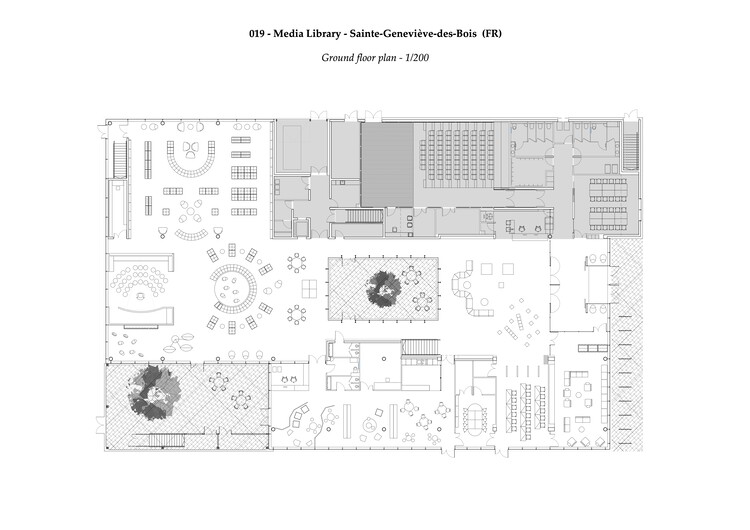 Медиатека Сент-Женевьев-де-Буа / Archi5 + Архитектура «Спокойствие» — изображение 11 из 16