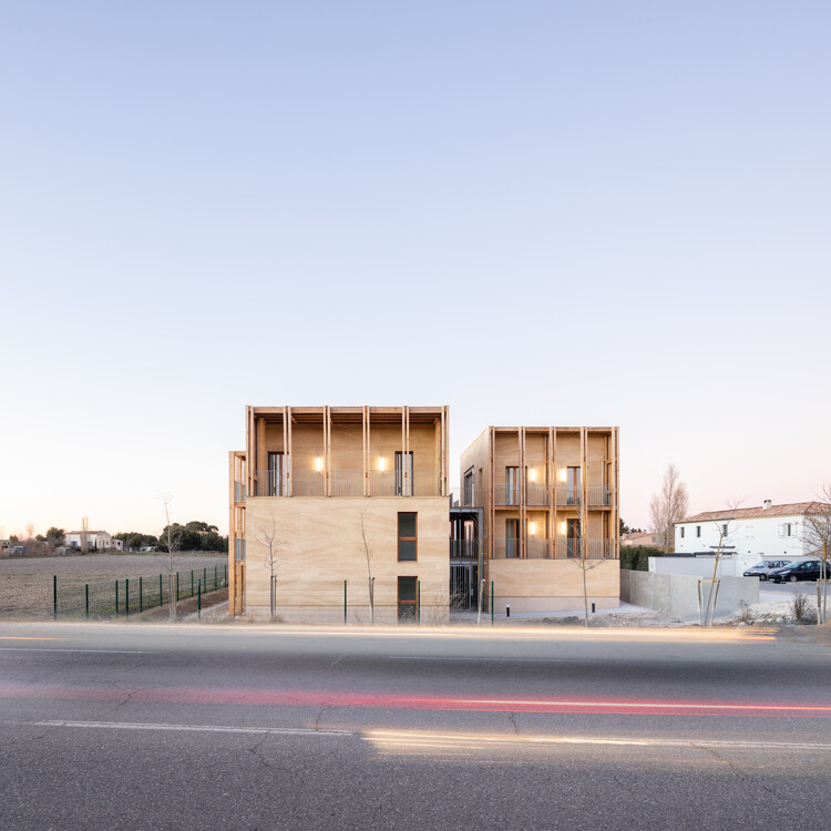 8 квартир социального жилья / Atelier Régis Roudil Architectes - Фотография экстерьера, фасад