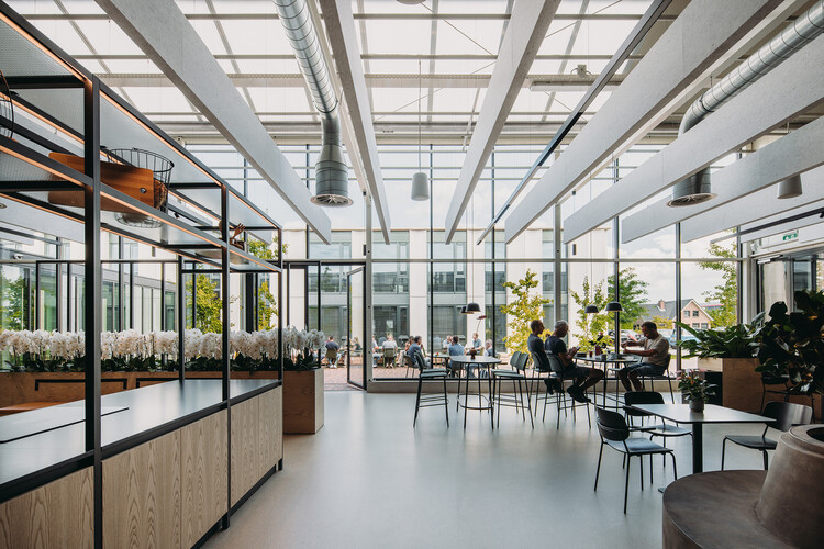 Головной офис Anthura, Блейсвейк / Atelier PRO Architects - Фотография интерьера, окна, стол, стул
