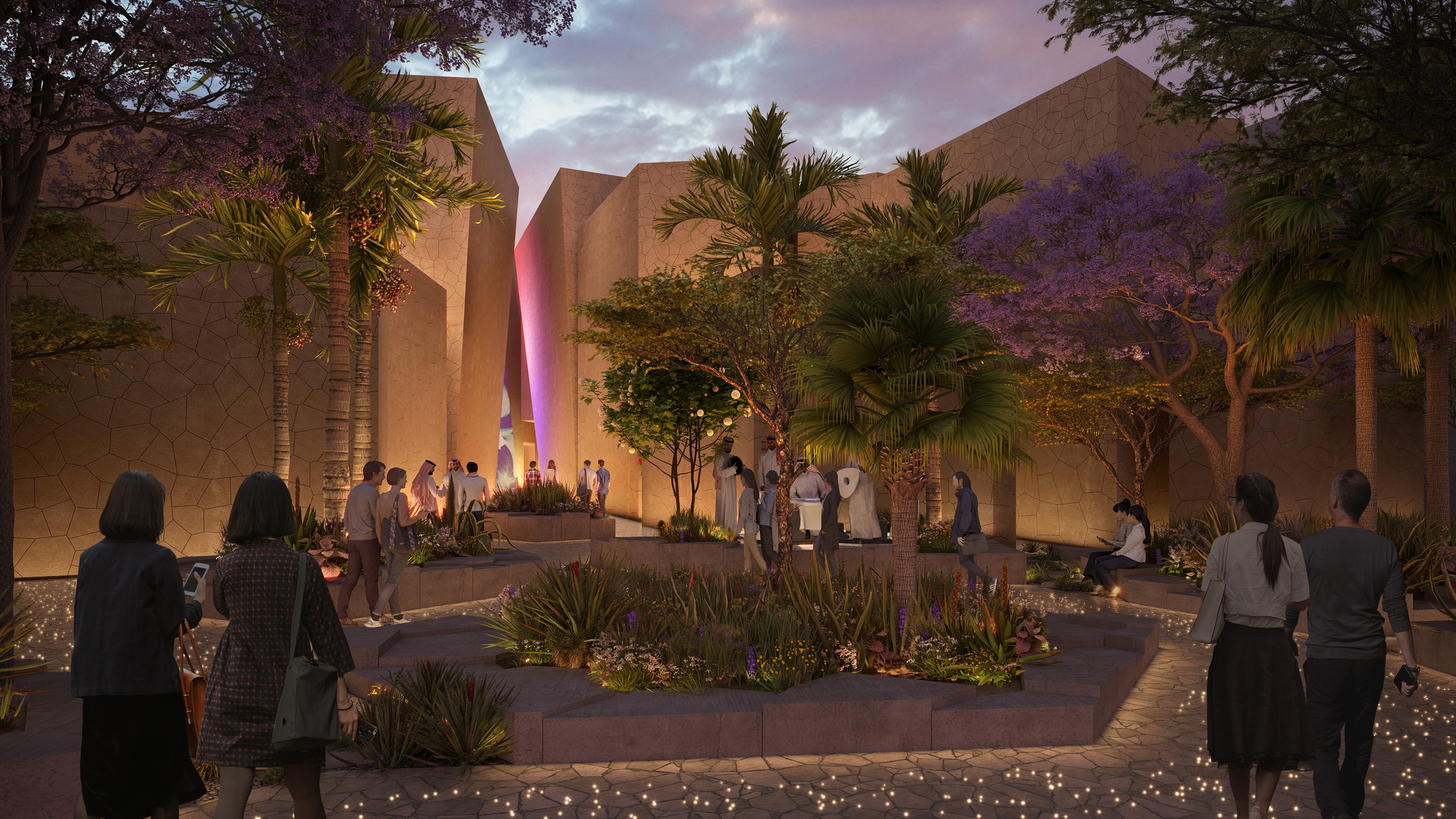 Foster + Partners проектирует модель деревни для павильона Саудовской Аравии на выставке Expo 2025 в Осаке